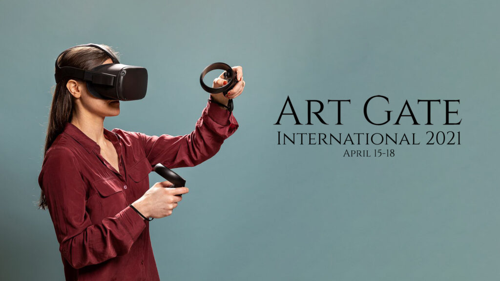 Art Gate International 2021, cover image, banner, art fair in virtual reality